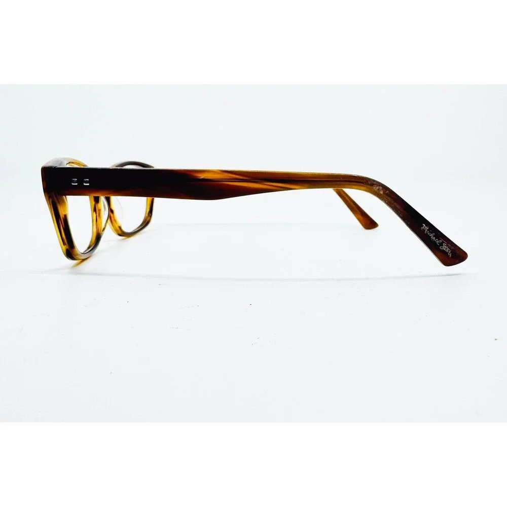 Michael Stars Eyeglasses Womens Brown Tortoise Punctual Tea 52-17-140